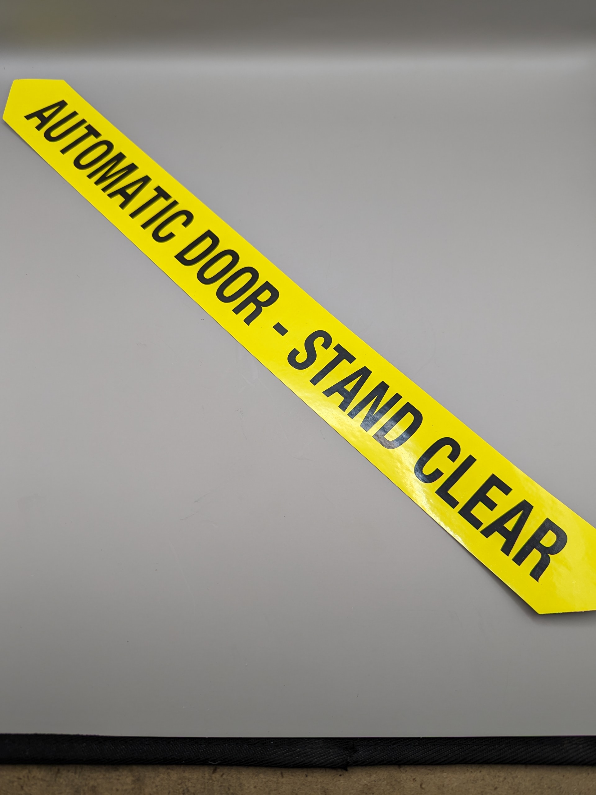 Decal - Automatic Door Stand Clear Image